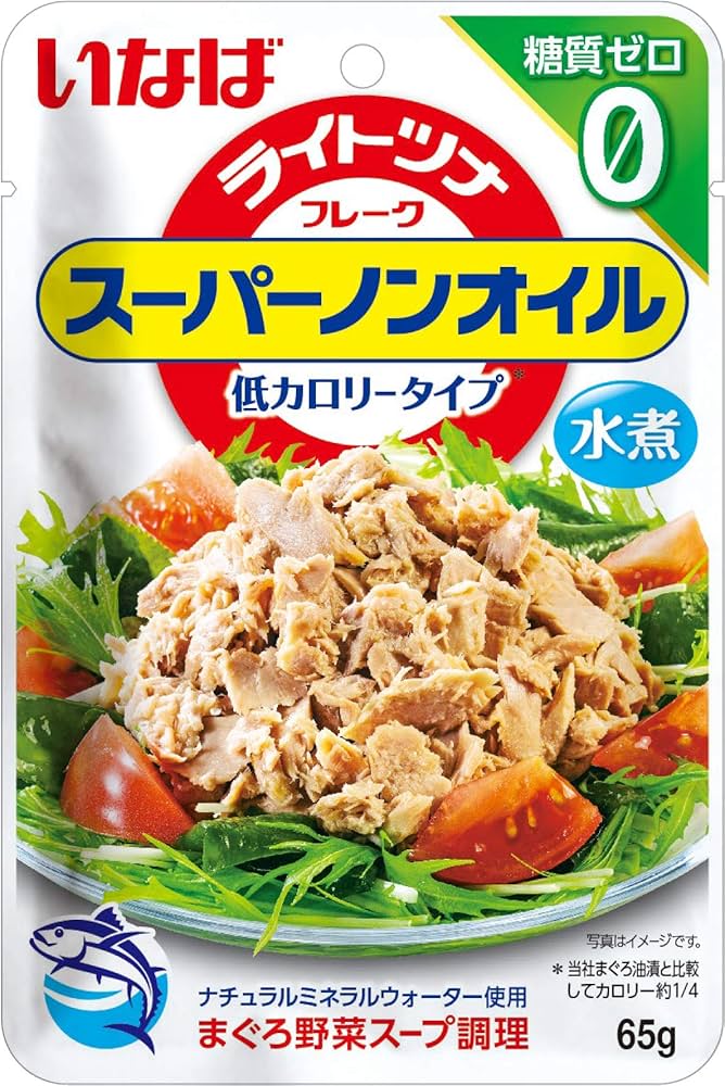 Amazon.co.jp: いなば食品 ライトツナスーパーノンオイル 糖質